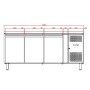 Snack Refroidisseur de comptoir - 3 Portes TEFCOLD