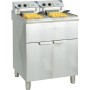 Friteuse électrique sur pieds 2 x 10 litres haut rendement CASSELIN