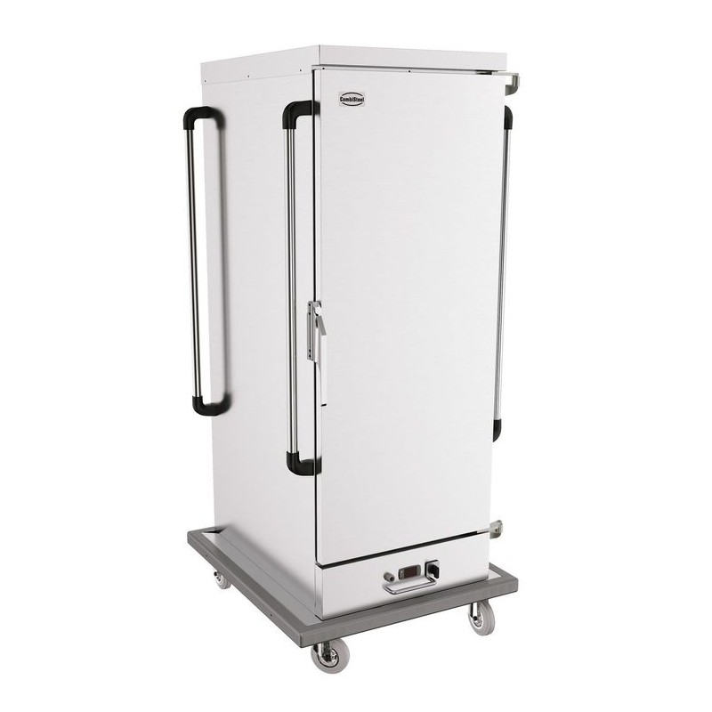 CHARIOT BANQUET CHAUFFANT 18x 2/1GN COMBISTEEL