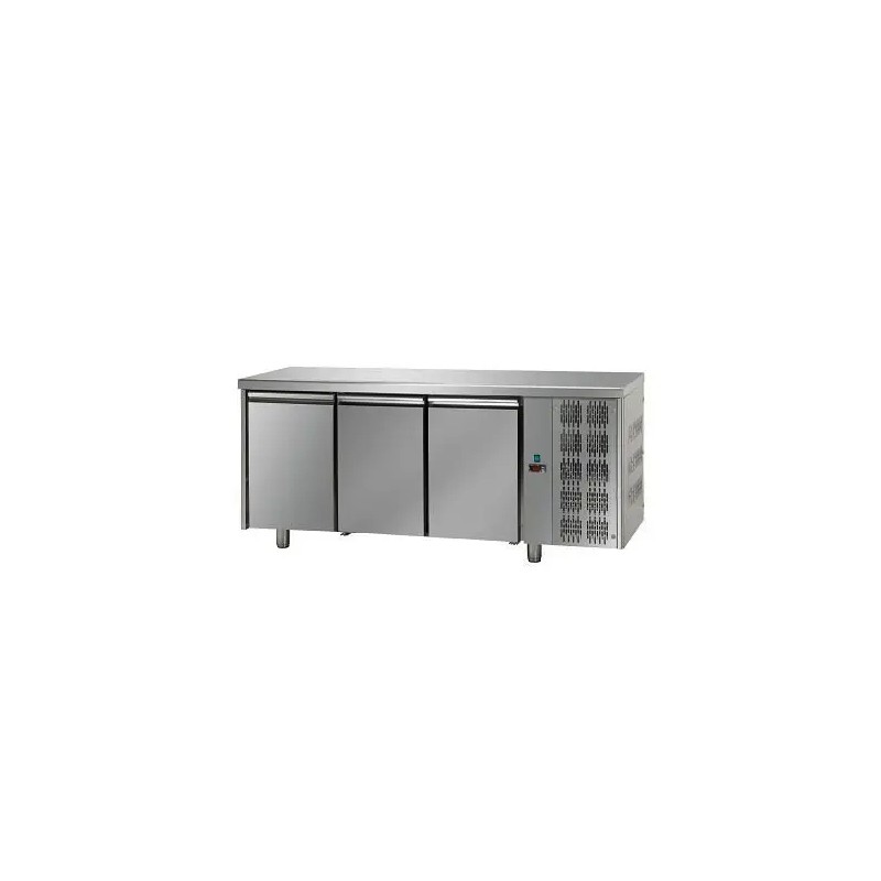 Table réfrigérée positive 3 portes pleines Tecnodom