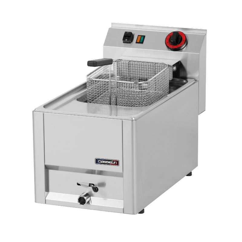 Friteuse électrique à poser avec vanne de vidange 8 litres 33 CASSELIN