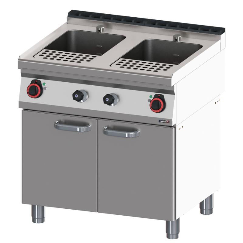 Cuiseur à pâtes avec soubassement 2x23 litres 80 CASSELIN