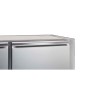 Table réfrigérée INOX 3 portes vitrées sans Plan de travail Tecnodom