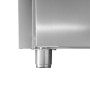 Table réfrigérée positive INOX 3 portes GN 1/1 avec évier Tecnodom