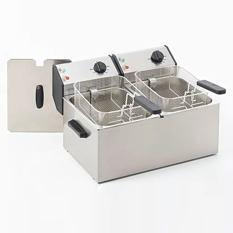 Friteuse électrique double cuve 2 x 8 L ROLLER GRILL