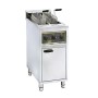 Friteuse électrique sur coffre - 2 cuves 2 x 10 L ROLLER GRILL