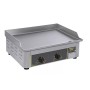 Plancha électrique inox professionnelle - 2 zones de cuisson ROLLER GRILL