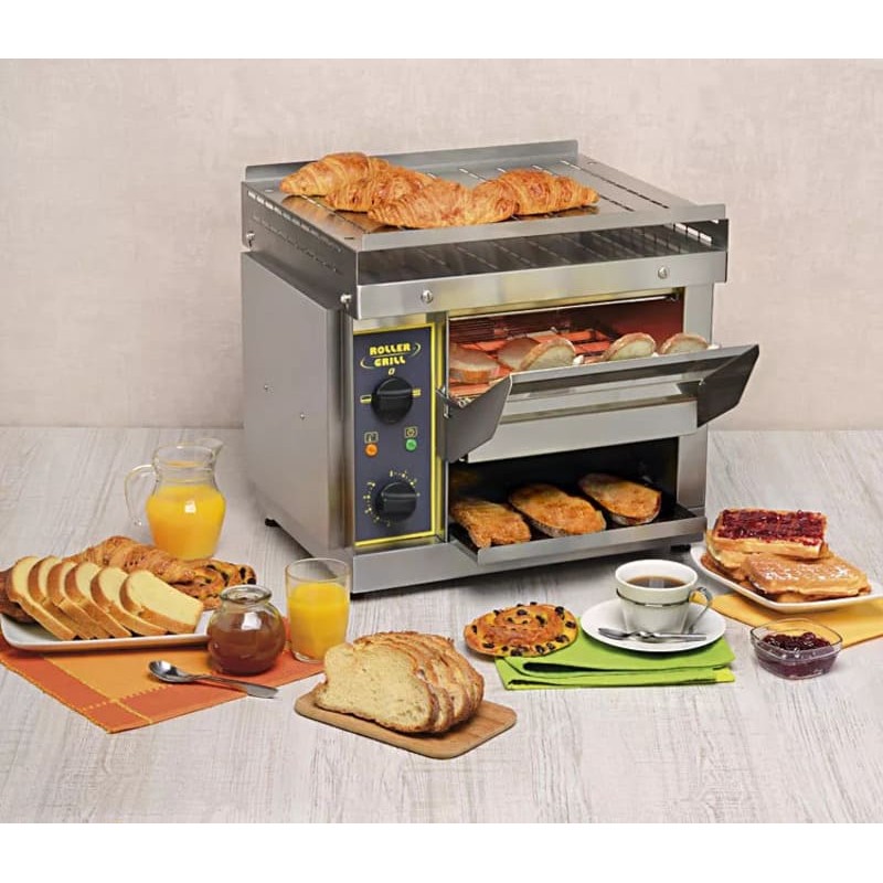 Toaster convoyeur infrarouge spécial petit-déjeuner ROLLER GRILL