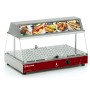 Vitrine chauffante avec bloc lumineux DIAMOND