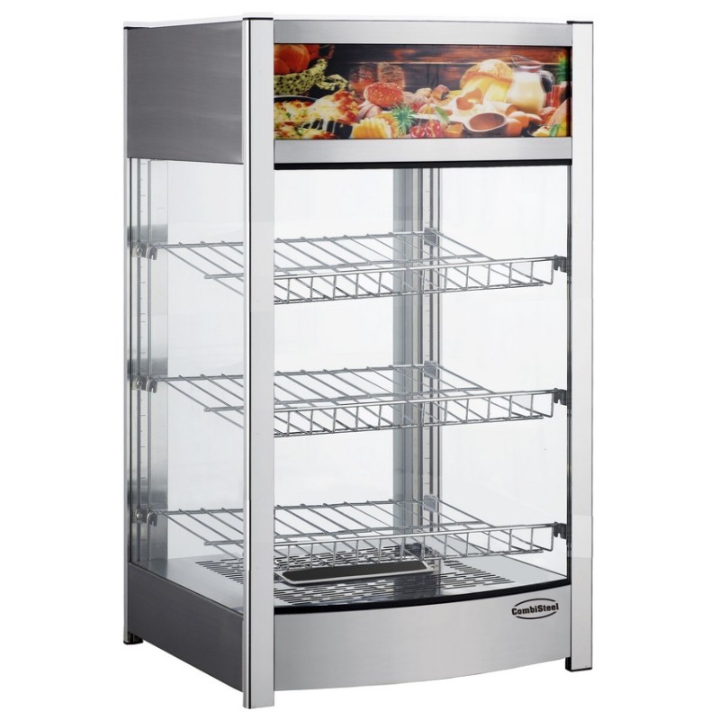Vitrine chauffante 97L COMBISTEEL