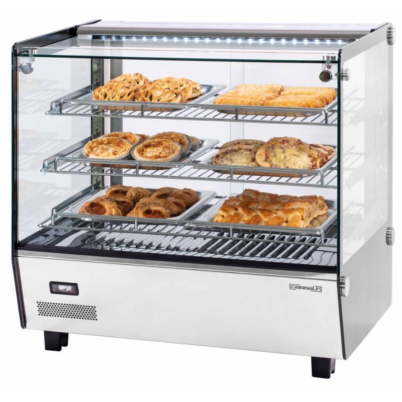 Vitrine chauffante encastrée 120L CASSELIN