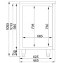 REFROIDISSEUR DE BIÈRE 2 PORTES 1L COMBISTEEL