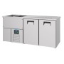 REFROIDISSEUR DE BIÈRE 2 PORTES 2L COMBISTEEL