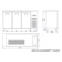 REFROIDISSEUR DE BIÈRE 3 PORTES 1R COMBISTEEL