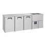 REFROIDISSEUR DE BIÈRE 3 PORTES 2R COMBISTEEL