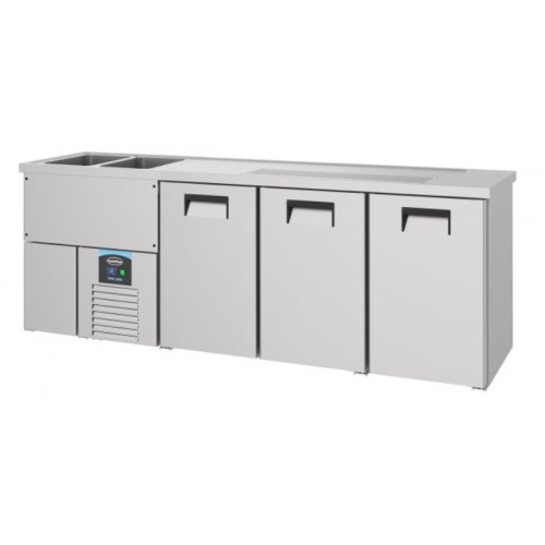 REFROIDISSEUR DE BIÈRE 3 PORTES 2L COMBISTEEL