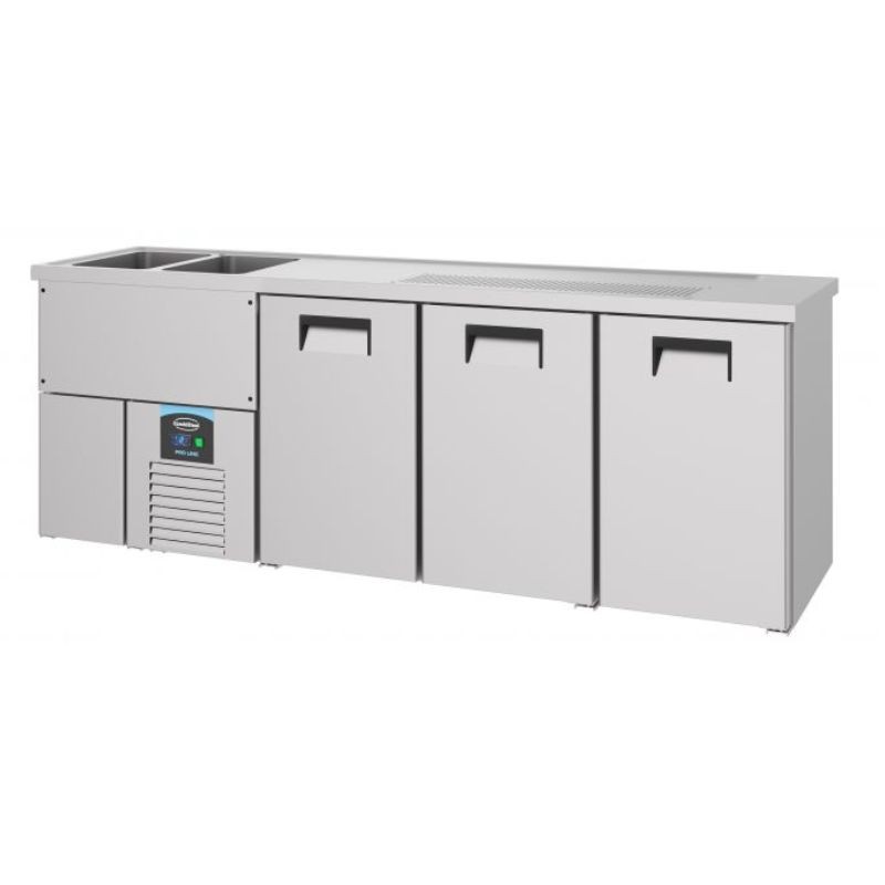 REFROIDISSEUR DE BIÈRE 3 PORTES 2L COMBISTEEL