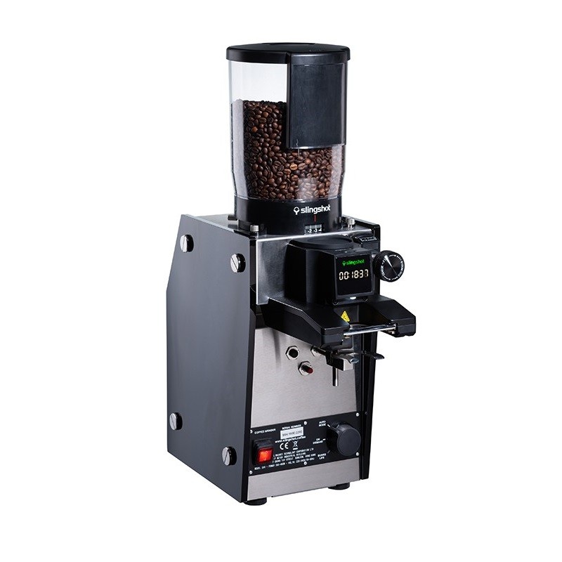 Moulin à café professionnel Slingshot Noir S64 Carimali