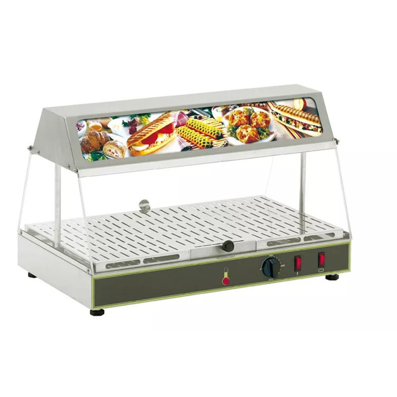 Vitrine chauffante GN 1/1 - bloc lumineux ROLLER GRILL