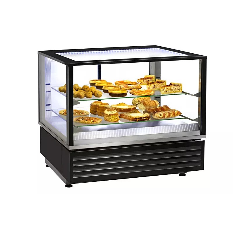 Vitrine chauffante ventilée - 2 étagères verre ROLLER GRILL