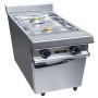 Fourneau à Gaz 2 Feux Nus 6 kW sur placard fermé CAPIC