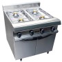 Fourneau à Gaz 4 Feux Nus 6 kW sur placard fermé CAPIC