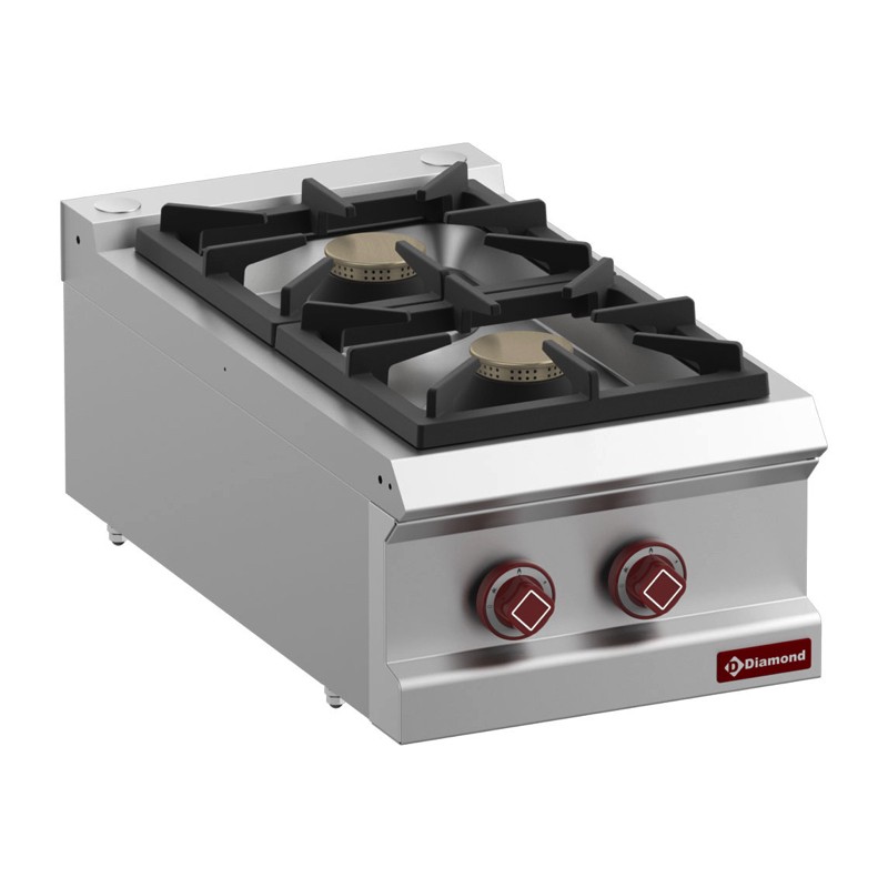 Cuisinière gaz 2 feux vifs -Top- DIAMOND