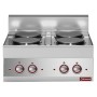 Cuisinière électrique 4 plaques -top- "Alpha 650" DIAMOND