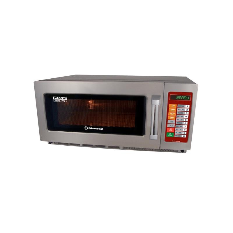 Four micro-ondes en inox 34 L digital 2100W DIAMOND