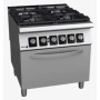 Fourneau gaz avec four 6 feux 8,60KW Fagor