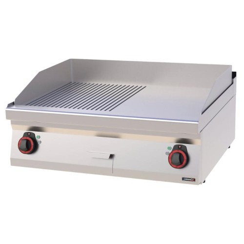 Plaque à snacker Fonte Rainurée Lisse 80 CASSELIN