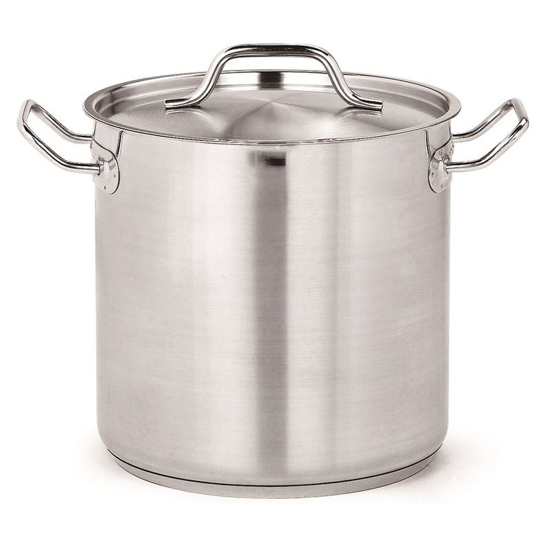 MARMITE PROFONDE EN ACIER INOXYDABLE + COUVERCLE COMBISTEEL