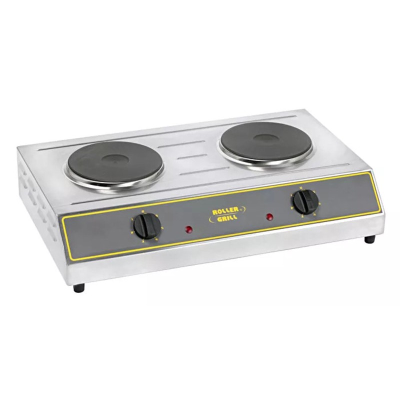 Réchaud électrique professionnel - 2 feux (3 kW) ROLLER GRILL