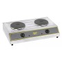 Réchaud électrique professionnel - 2 feux (3 kW) ROLLER GRILL
