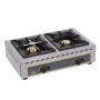 Réchaud gaz professionnel - 2 feux (7+ 7 kW) ROLLER GRILL
