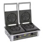 Gaufrier professionnel électrique 2 moules ronds ROLLER GRILL