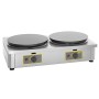 Crêpière professionnelle gaz double - 2 x Ø400 mm ROLLER GRILL