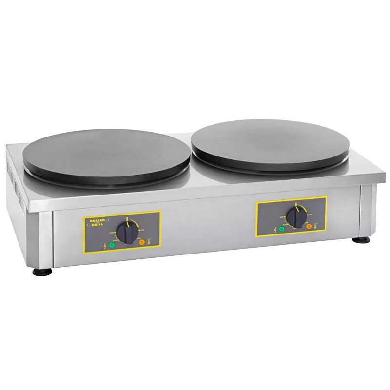 Crêpière électrique double 2 x Ø400 mm ROLLER GRILL