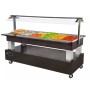 Buffet salad'bar traversant réfrigéré - 6 bacs GN 1/1 ROLLER GRILL