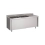 Plonge avec Meuble Largeur 1400mm - 2Bacs à Gauche