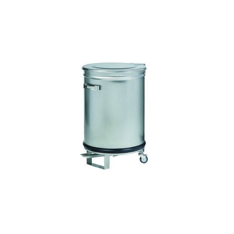 Poubelle inox 100 Litres DIAMOND