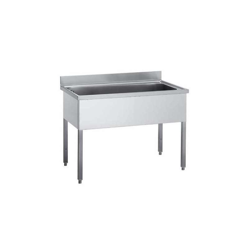 Plonge sans Égouttoir Largeur 800mm - 1 bac