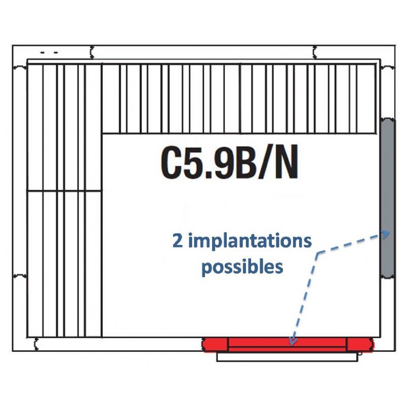 Chambre froide (C5.9B/N)