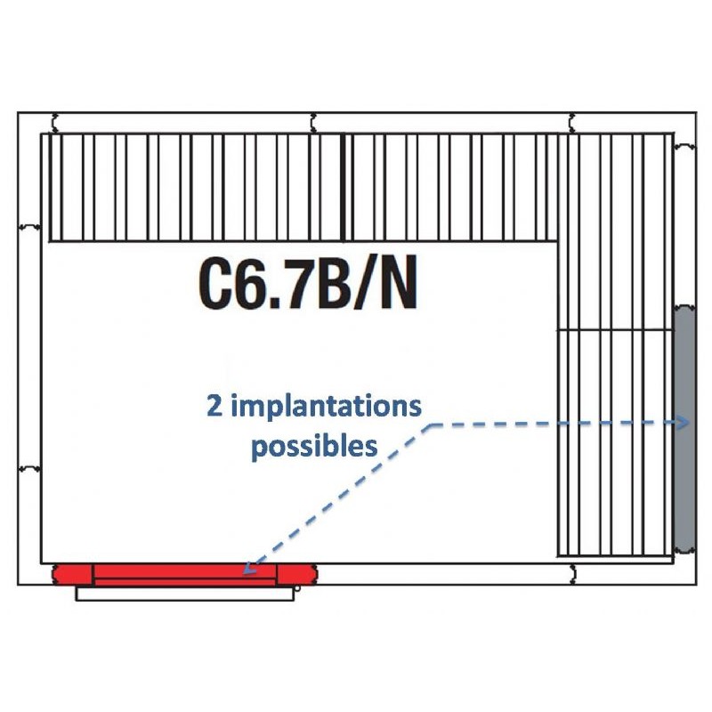 Chambre froide (C6.7B/N)