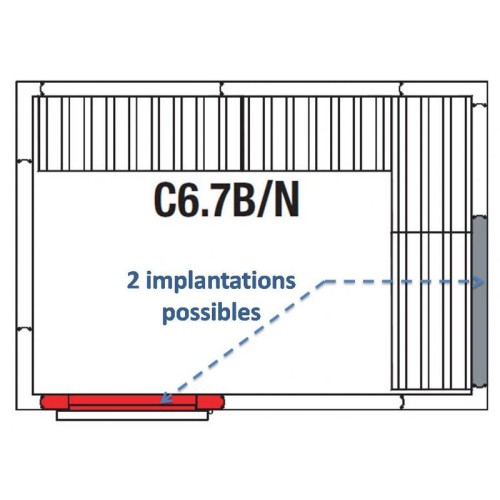 Chambre froide (C6.7B/N)