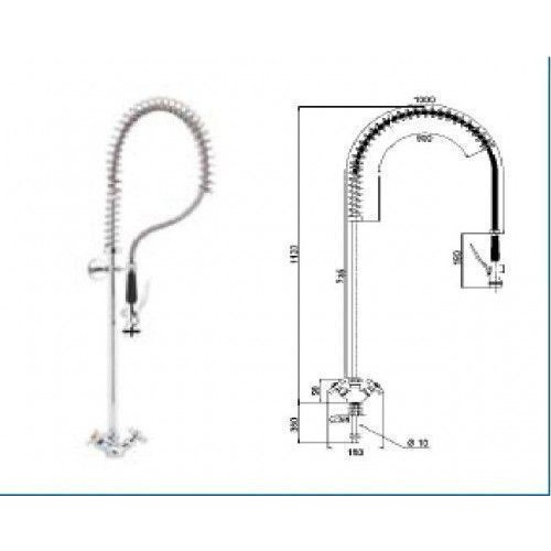 Robinet Monotrou pour Évier