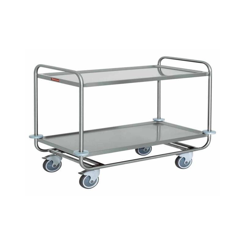 Chariot de service 2 niveaux panier 1000x500mm DIAMOND