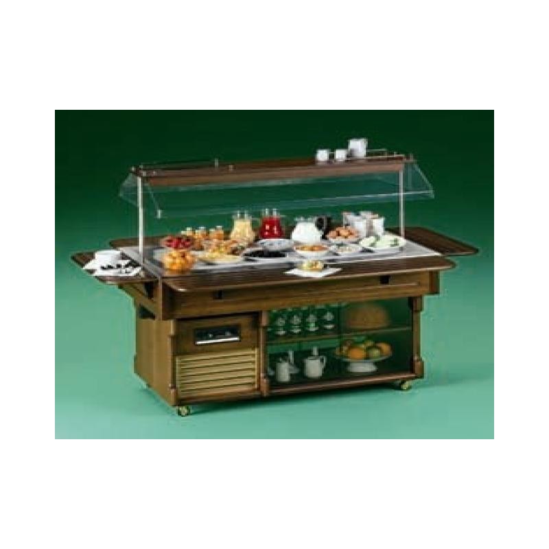 Buffet en bois avec TOP rfrigr 4 x GN 1/1 DIAMOND