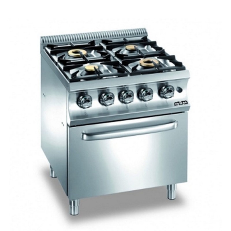 CUISINIÈRE A GAZ 4 FEUX SUR FOUR MBM MBM