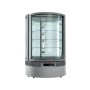 Vitrine cylindrique vitrée 5 niveaux ventilée DIAMOND